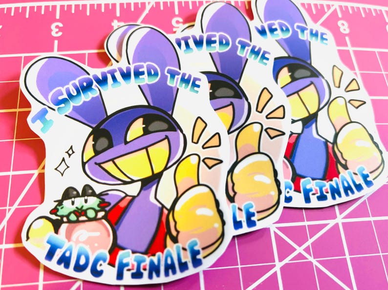 I Survived the TADC Finale Vinyl Matte Stickers - Etsy