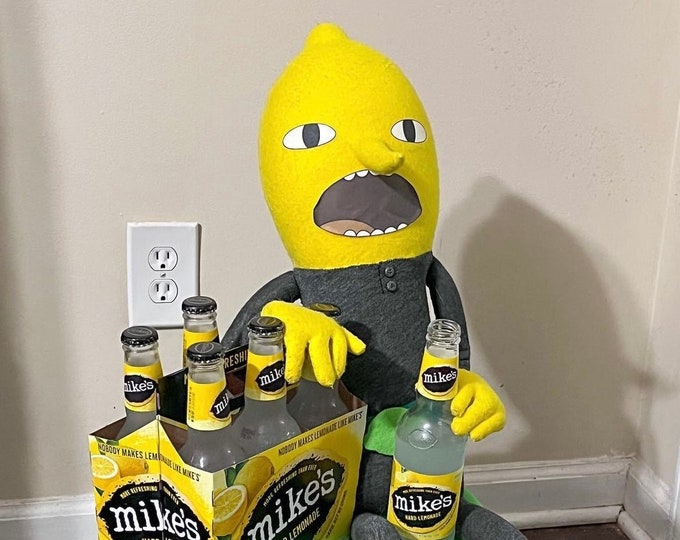 READY TO SHIP, Poseable Lemongrab Doll Etsy