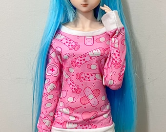 MADE TO ORDER, Love Sick Sweater For Dollfie Dream, Smart Doll, 1/3 Bjd