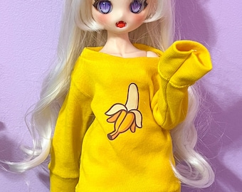 MADE TO ORDER, Banana Sweater For Mini Dollfie Dream, 1/4 Bjd