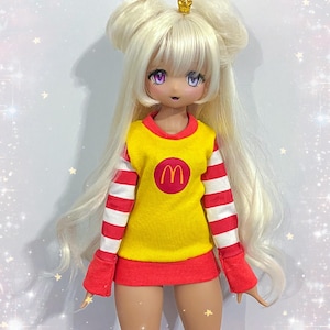 MADE TO ORDER, Ronald Long Sleeve & Stockings Set For Mini Dollfie Dream, Imomodoll, 1/4 Bjd