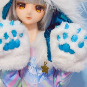 MADE TO ORDER, Snow Bear Paws for Dollfie Dream/Smart Doll