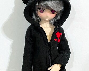 MADE TO ORDER, Black Bear Hoodie for Mini Dollfie Dream, 1/4