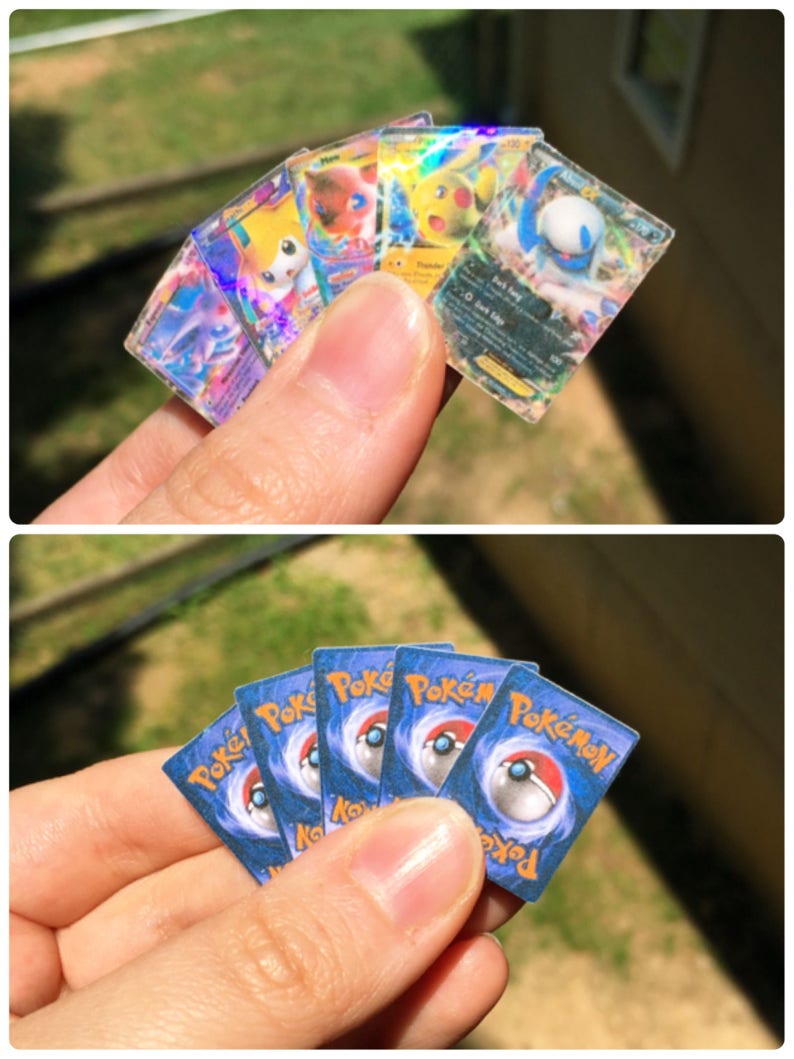 MADE TO ORDER Tiny Pokemon Card Deck Etsy