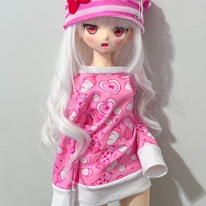 MADE TO ORDER, Love Sick Long Sleeve For Mini Dollfie Dream, 1/4 Bjd