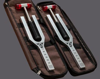 528Hz Otto Tuning Fork Set with Activator and Carry Case | Medical Diagnostic Tool