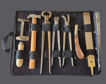 Horse Care Farrier Tool Kit | Equestrian Hoof Trimming Set | Hoof Pick & Rasp for Horses
