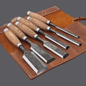 Hand Forged Timber Framing Chisel Set | High Carbon Steel Woodworking Chisels