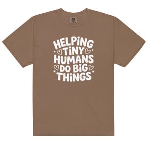Helping Tiny Humans Do Big Things Shirt, Cute Teacher Shirt, Teacher Appreciation Gift, Back To School, Teacher Shirt, School Shirt,