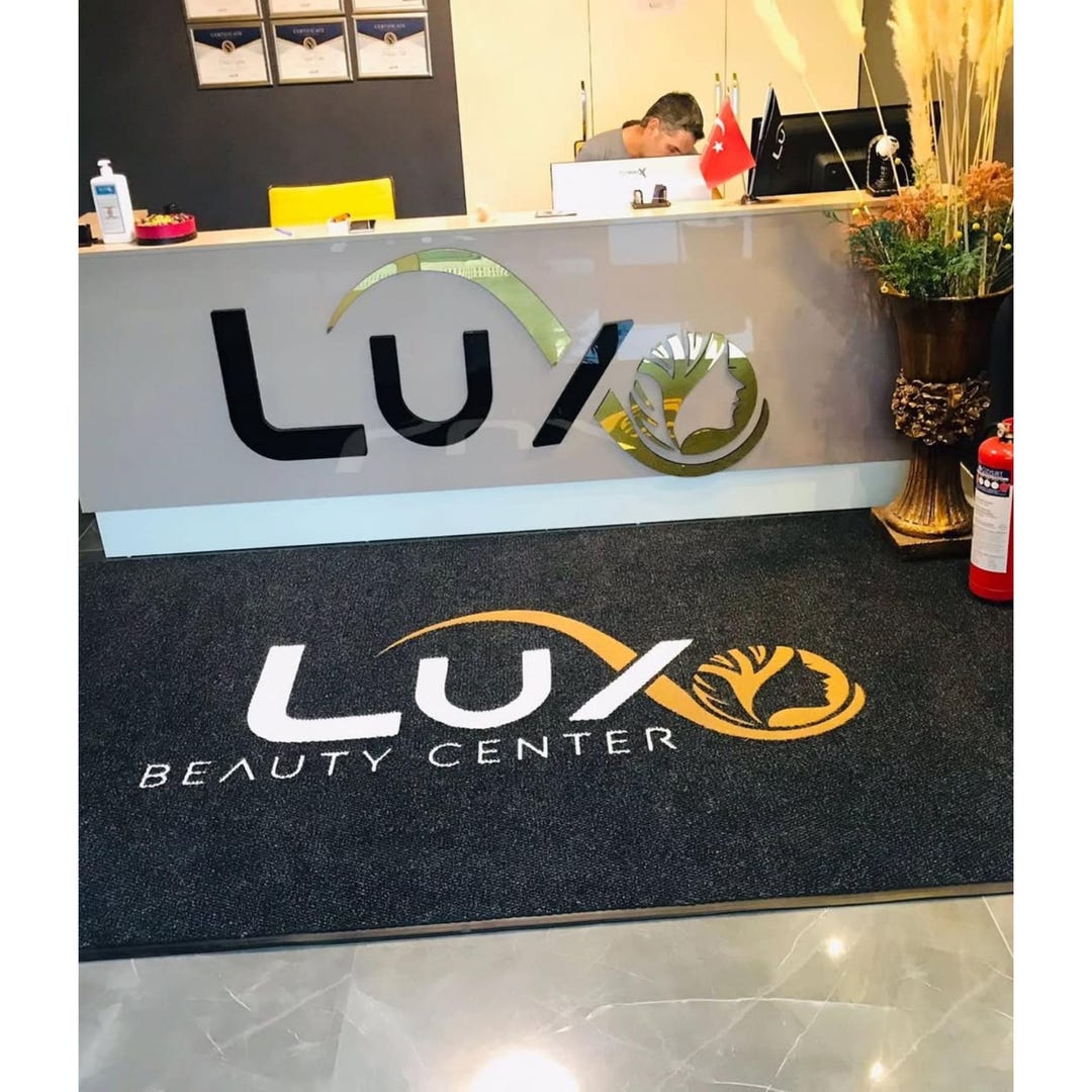 Reception Rugs Custom Reception Logo Mat – Professional Business Entrance Rug - Etsy