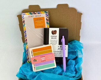 Stationery Set: Notebook, List Pad, Memo – Recycled Coffee Bean Notebook