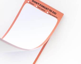 Don't Forget To Do DL Notepad (50 Tear-off sheets)