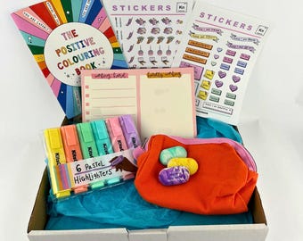 Positive Colour Desk Box – Stationery Gift Set