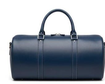Stylish Leather Weekend Bag – Handmade Quality, Worldwide Shipping