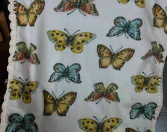 Butterflies Fleece Blanket