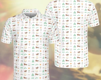 Polo del Derby de Kentucky, Polo para hombres del Día del Derby en Churchill Downs, Regalo de polo para amantes de las carreras de caballos