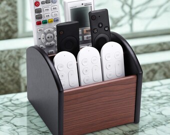 Wood Desk Organizer for Office Supplies, Desktop Storage for Pens, Notes and Stationery