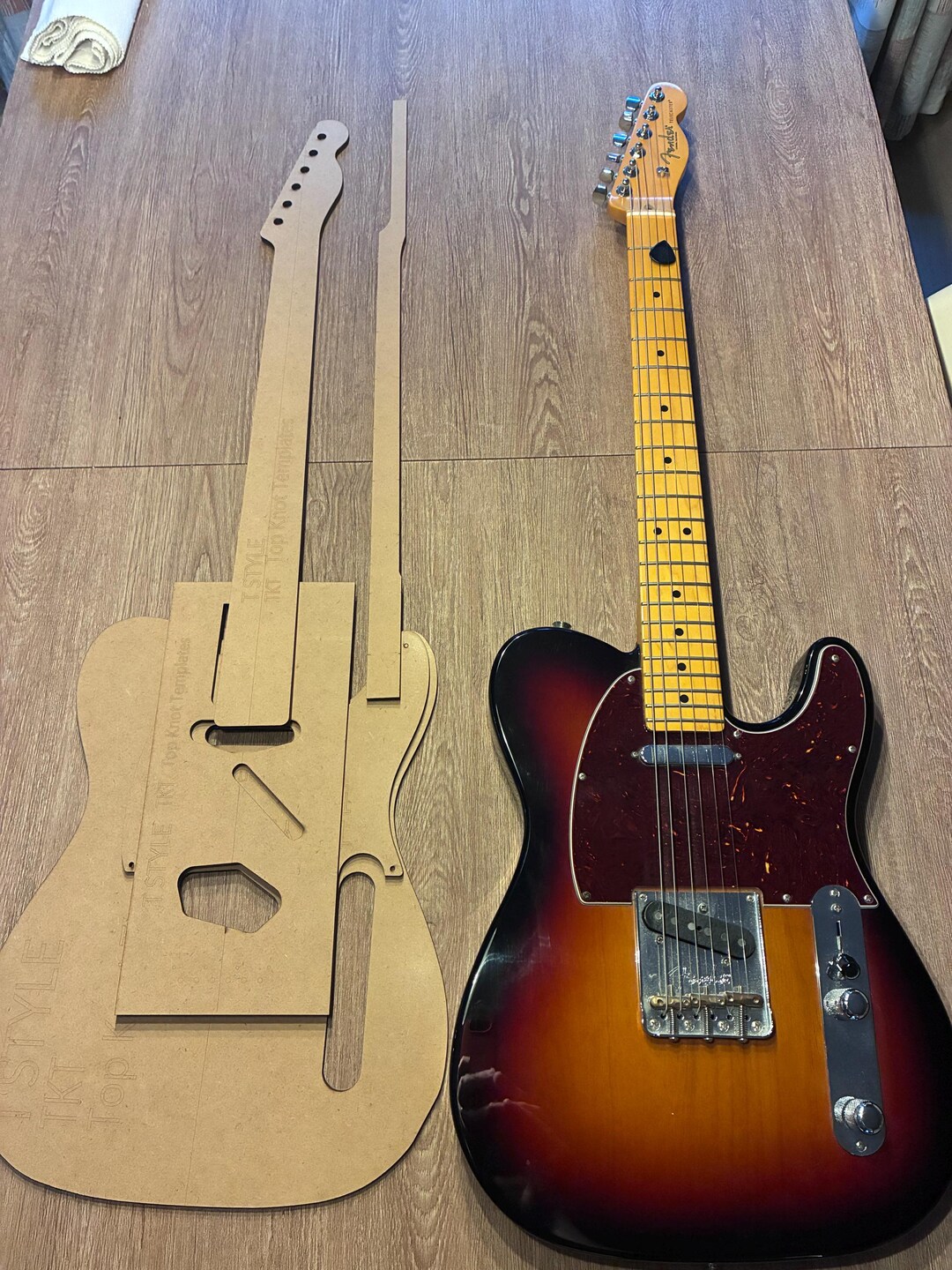 Telecaster Guitar Template Set - Etsy UK