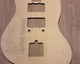 Fender Jazzmaster Body Guitar Template Set
