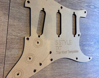 Fender Stratocaster Guitar Scratchplate Template