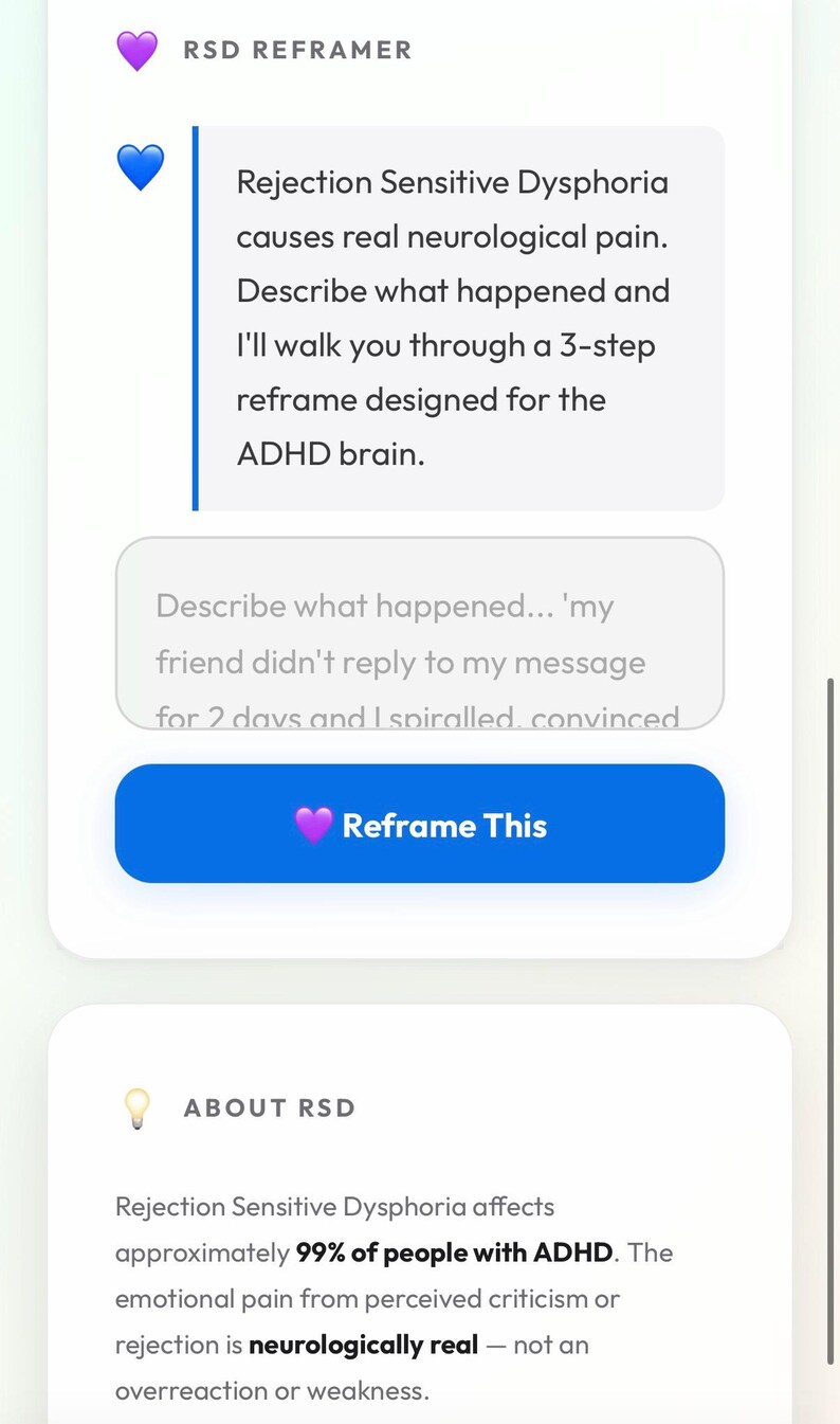 AiDHD AI Planner – ADHD-uppgiftshanterare, vanespårare, målsättare och humörspårare (webbapp) bild 9
