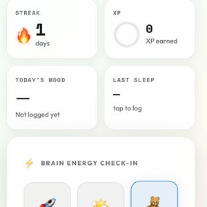 AiDHD AI Planner – ADHD-uppgiftshanterare, vanespårare, målsättare och humörspårare (webbapp) bild 6