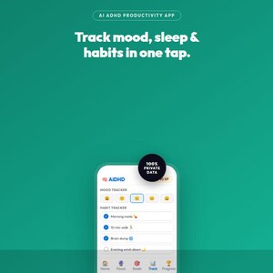 AiDHD AI Planner – ADHD-uppgiftshanterare, vanespårare, målsättare och humörspårare (webbapp) bild 4