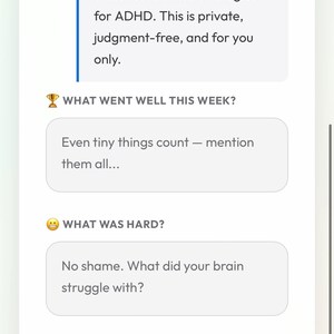 AiDHD AI Planner – ADHD-uppgiftshanterare, vanespårare, målsättare och humörspårare (webbapp) bild 8