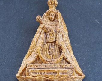 50s HOLY WATER FONT Ceramic Virgen de la Candelaria Tenerife Catholic Christian