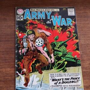 DC Comics Nosso Exército em Guerra # 111 1961 Boa cor e brilho Veja as fotos para saber o estado