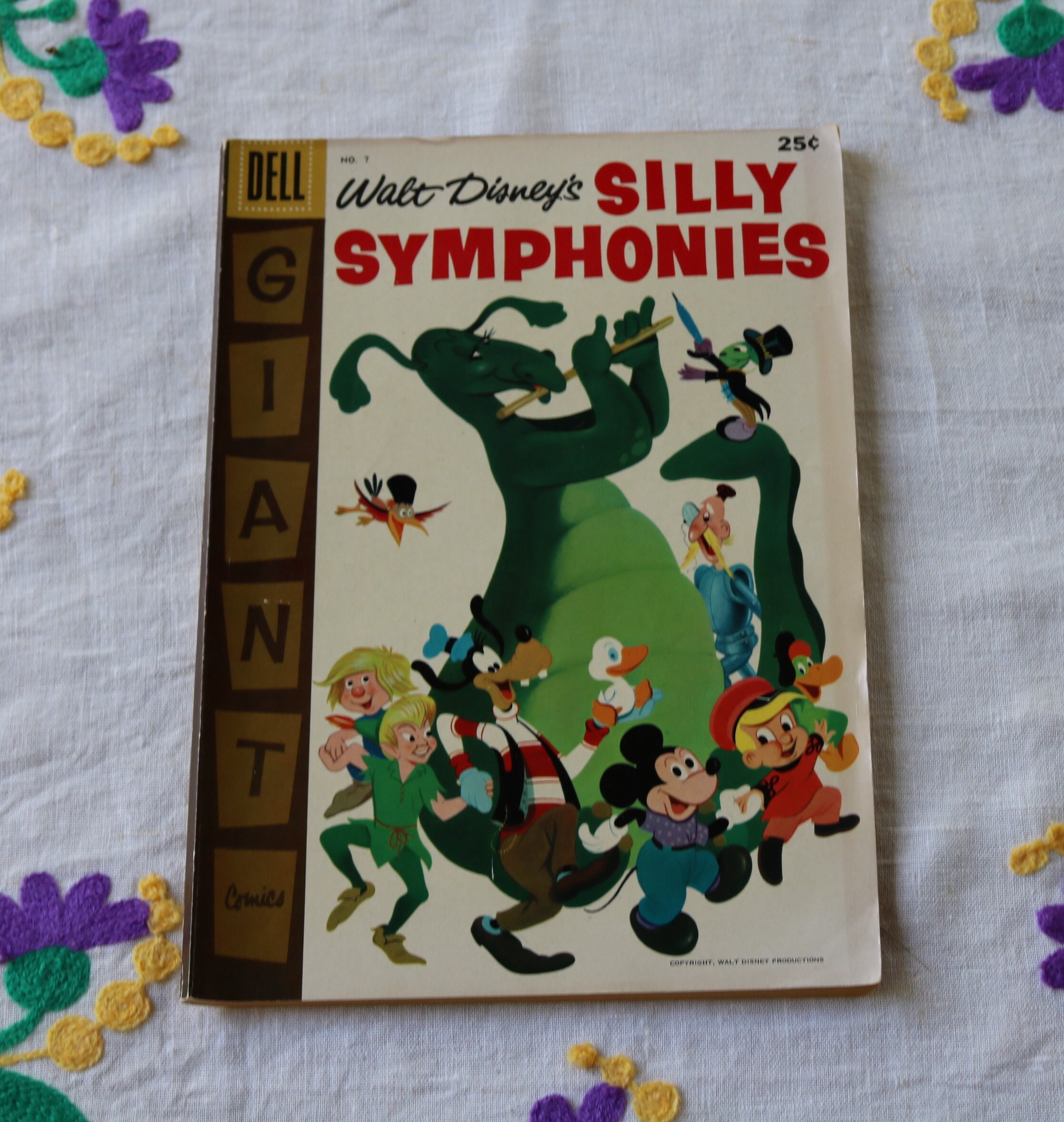 Walt Disney's SILLY SYMPHONIES Dell No. 7 1957 Higher Grade Strong