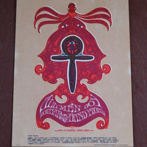 1967 Familie Hund Geschenke ALLMEN JOY Lothar & Die Hand Menschen Konzert POSTKARTE Poster Musik Rock