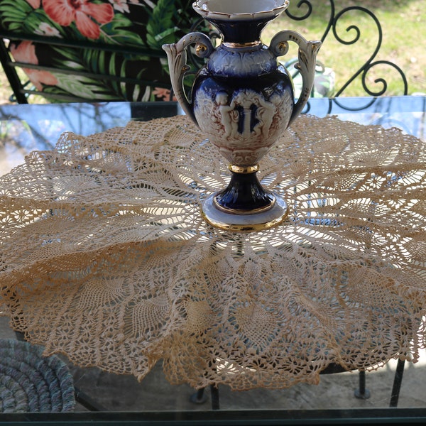 Ruffled Tablecloth Etsy