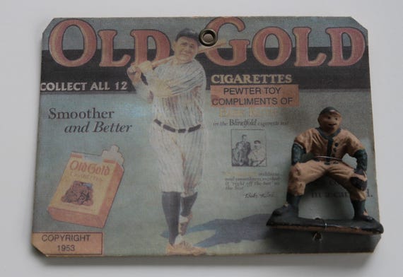 Baseball Collectible Advertising/toy Old Gold Cigarettes/babe Ruth Toy