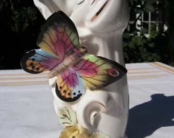 BUTTERFLY VASE - Deep Striking Colors - Ucagco Ceramics Japan 98