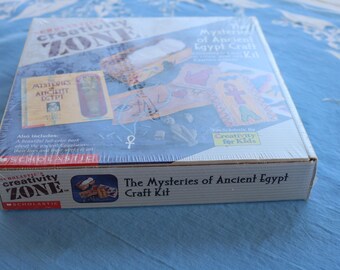 Sealed in Box 90s CHILDREN'S Ancient Egypt CRAFT KIT by Scholastic