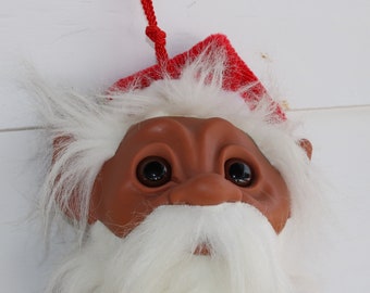 90s NORFIN TROLL Hanging Christmas Stocking 25&quot; Collectible Doll Toy