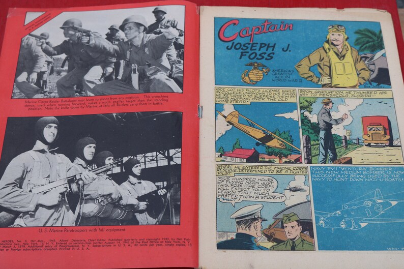 Tank Commandos Two War Comics U.S. Tank Commandos # 1 1952 by Avon and War Heroes #6 ...