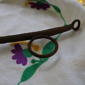 Antique Wagon Hardware for REPURPOSE 1800&#39;s Rusty Metal ORings