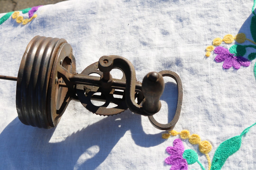 Late 1800s Antique German BUTTER CHURN Schlzmarke Mihoem Baren Cast