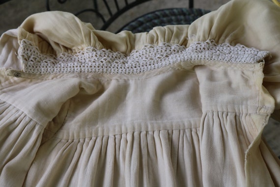 mid 1800s Germany BABY CLOAK Handcrafted Lace Emb… - image 8