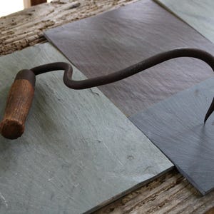 Primitive Hay/Meat Hook From an Old New England Farm Great Accent Piece for Garden Porch Cottage Repurpose as Plant Hanger