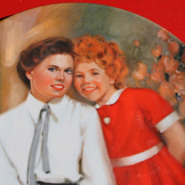 Knowles Collector ANNIES Collector PLATE " Annie and Grace" 1983 William Chambers Artist in Box