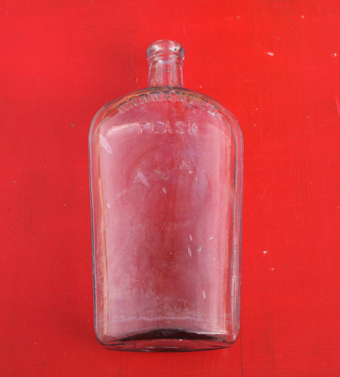 Vintage WARRANTED FLASK Bottle From an Old New England Home Etsy