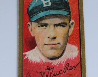T 205 Nickerchen Brooklyn Nationals 1911 Tobacco Baseball Card Gold Borte Eisbär Rückseite