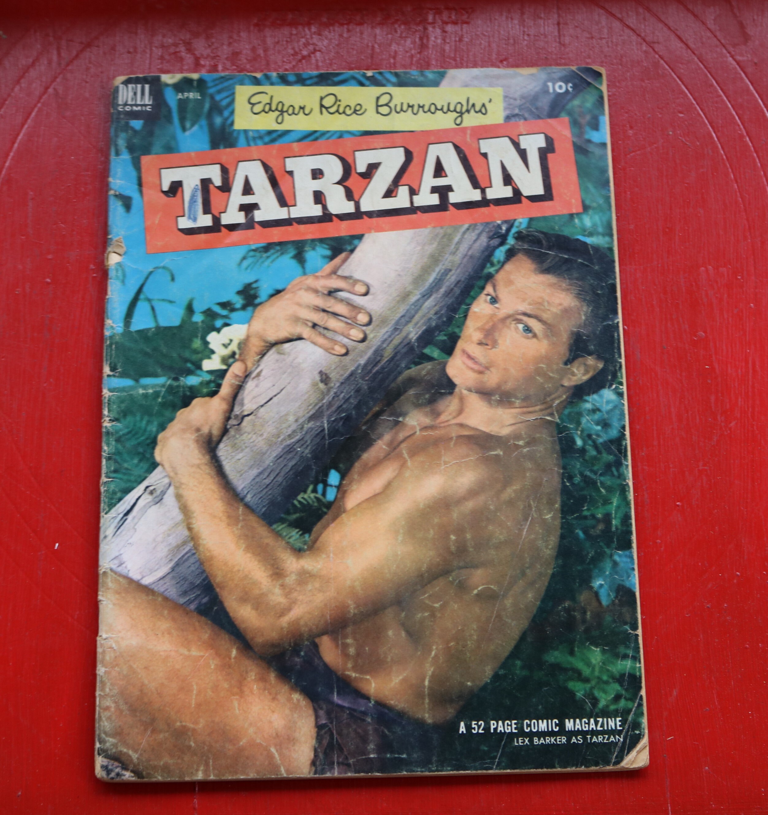 趣味 Tarzan No.540 Set of Seven Vintage TARZAN Comic Books DELL 43, 57,70 and