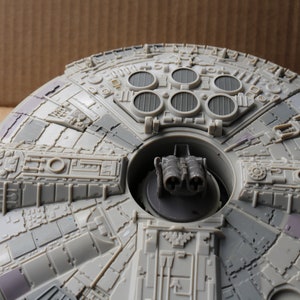 STAR WARS Millenium Falcon Galoob 1995 Micro Machine 15 by 10 - Etsy