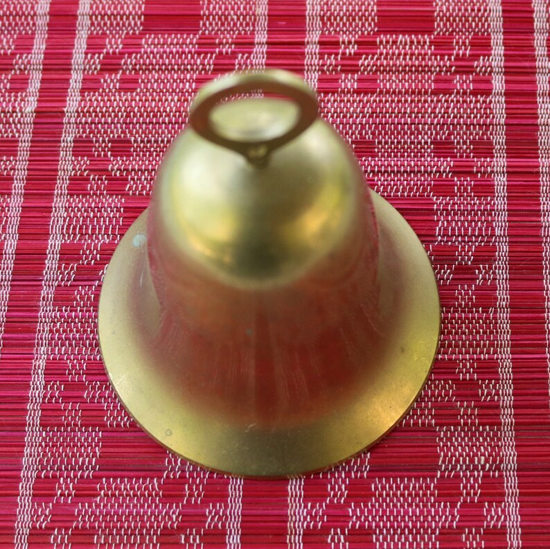 Vintage Hand Crafted BRASS BELL 4 1/2" Tall Minimalist - Etsy