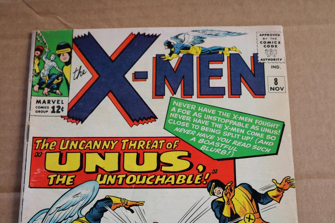Man Unus Marvel Comics X-men 8 Unus the Untouchable 1965 Key First Appearance of ...