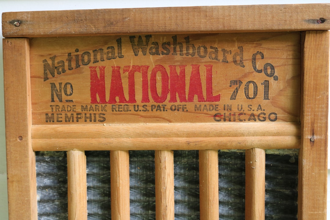 20s 30s ZINC KING WASHBOARD National No. 701 Façade ondulée et Etsy